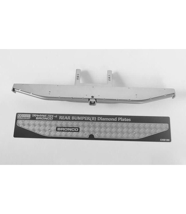 RC4WD KS Rear Bumper for Traxxas TRX-4 '79 Bronco Ranger XLT (Silver) (VVV-C0509)