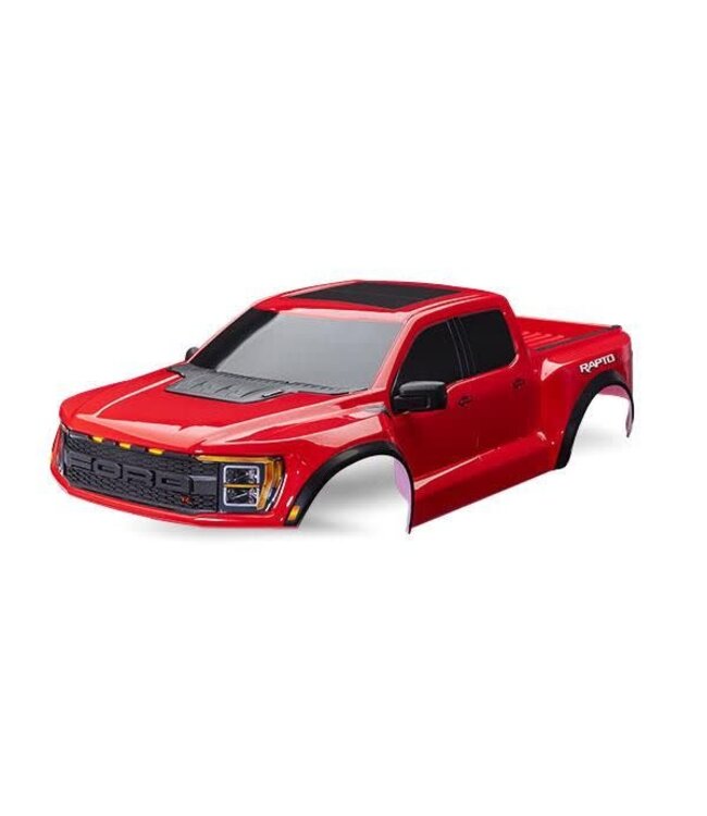 Body Ford Raptor R (Red) (complete) (requires #10124 & 10125 body mounts) TRX10112-RED