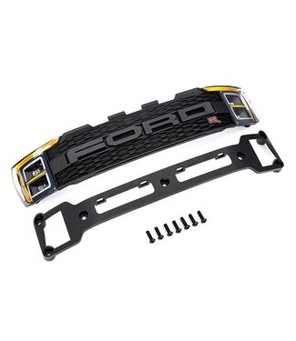 Traxxas Grille with grille mount and 3x10 BCS (7) (fully assembled includes installed headlight lenses and decals) (fits #10111 body) TRX10120