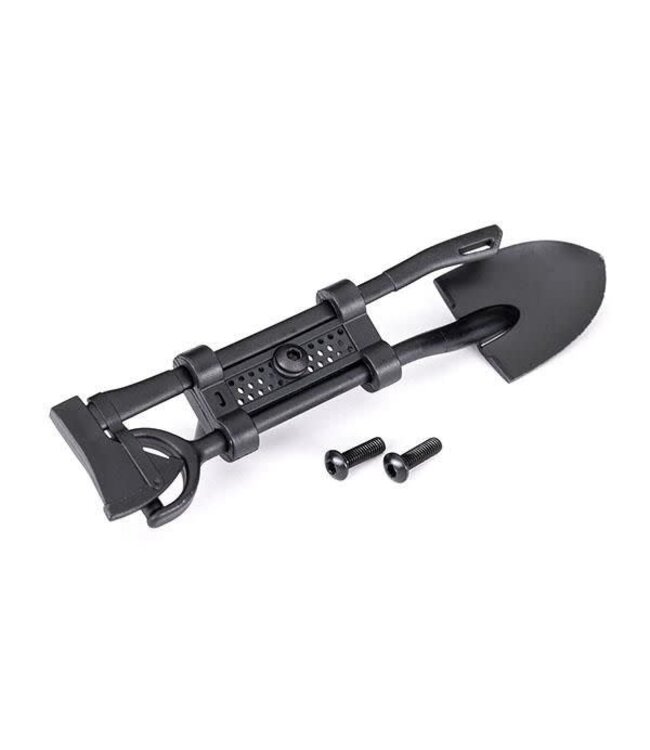 Shovel with axe (black) and accessory mount with mounting hardware TRX8122-BLK