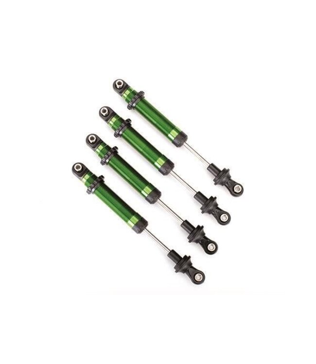 Shocks GTS aluminum (green-anodized) (assembled without springs) (4) (for use with #8140 TRX-4 Long Arm Lift Kit) TRX8160-GRN