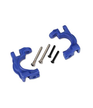 Traxxas Caster blocks extreme heavy duty Blue (left & right)(for use with #9080 upgrade kit) TRX9032-BLUE