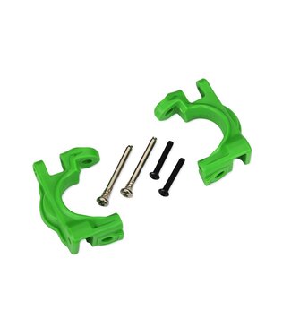 Traxxas Caster blocks extreme heavy duty Green (left & right)(for use with #9080 upgrade kit) TRX9032-GRN