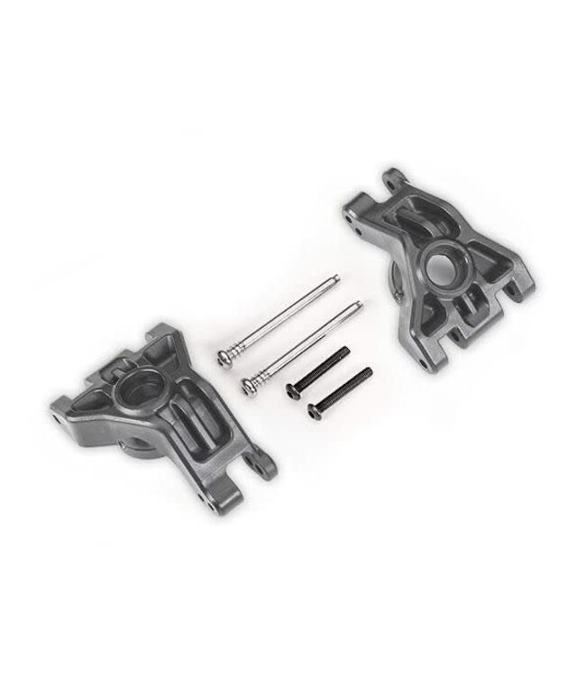 Carriers stub axle rear extreme heavy duty gray (left & right) with hinge pins TRX9050-GRAY