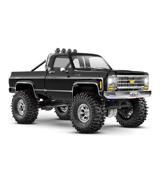 Traxxas TRX-4M High Trail Crawler with 1979 Chevrolet K10 Truck Body Black 1/18 4WD Electric Truck