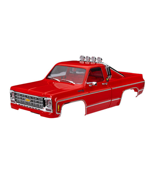 Body Chevrolet K10 Truck (1979) complete (unassembled) (red) (complete) (requires #9835 front & rear bumpers) TRX9811-RED