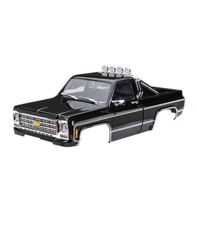 Body Chevrolet K10 Truck (1979) complete (unassembled) (Black) (complete) (requires #9835 front & rear bumpers) TRX9811-BLK