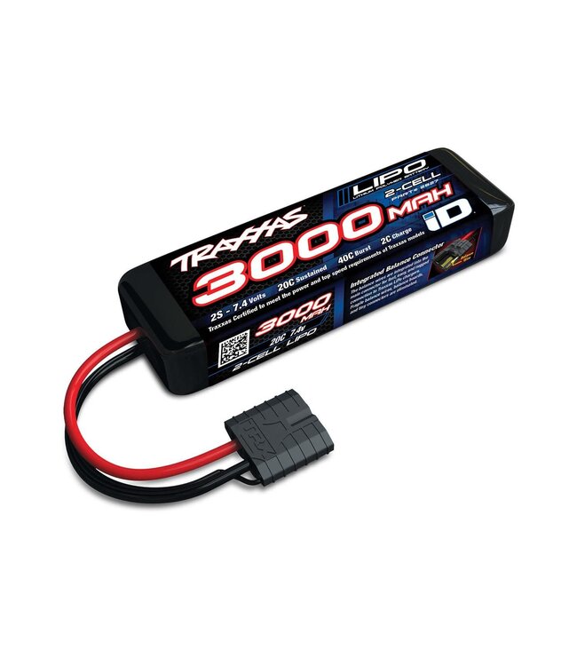 Power Cell Lipo 3000mah 7.4V 2S 40C TRX2827X