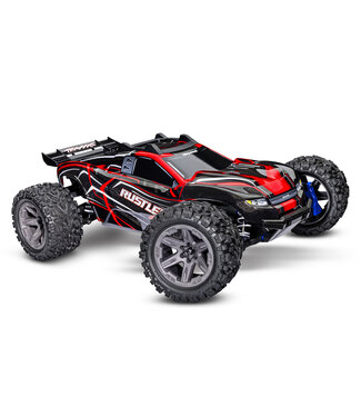 Traxxas Rustler 4X4 BL-2S Brushless 1/10 scale 4WD Stadium Truck TQ 2.4GHz - Red