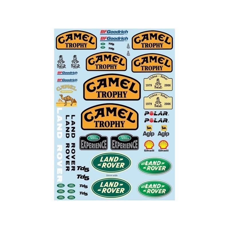 Camel Trophy decal sheet for TRX4 Traxxas Premium Store Rotterdam