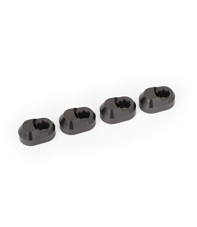 Suspension pin retainer 6061-T6 aluminum (gray-anodized) (4) TRX7743-GRAY