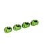 Traxxas Suspension pin retainer 6061-T6 aluminum (green-anodized) (4) TRX7743-GRN