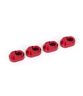 Traxxas Suspension pin retainer 6061-T6 aluminum (red-anodized) (4) TRX7743-RED