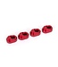 Traxxas Suspension pin retainer 6061-T6 aluminum (red-anodized) (4) TRX7743-RED