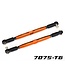 Traxxas Toe links X-Maxx (TUBES orange-anodized 7075-T6 aluminum stronger than titanium) (157mm) & aluminum wrench 10mm (1) TRX7748-ORNG