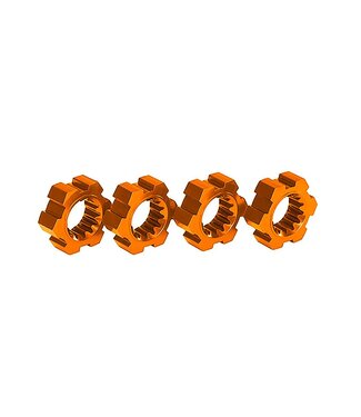 Traxxas Wheel hubs hex aluminum (orange-anodized) (4) TRX7756-ORNG