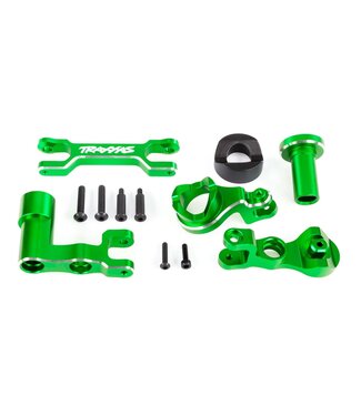 Traxxas Steering bellcranks (left & right) with draglink 6061-T6 aluminum (green-anodized) (fits XRT) TRX7843-GRN