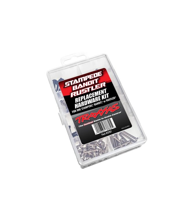 Hardware kit for: Bandit/Stampede/Rustler (contains all screws on models) TRX3787