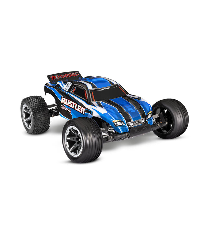 Rustler 2WD 1/10 Scale Stadium Truck TQ 2.4GHz w/USB-C - Blue