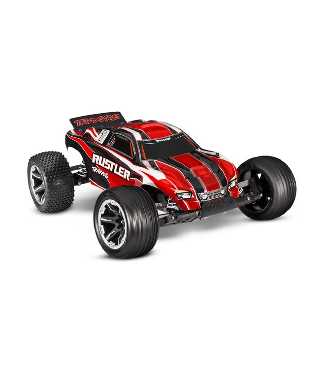 Rustler 2WD 1/10 Scale Stadium Truck TQ 2.4GHz w/USB-C - Red