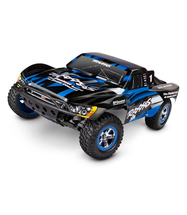 Slash 2WD 1/10 Scale Short Course Racing Truck TQ 2.4GHz w/USB-C - Blue