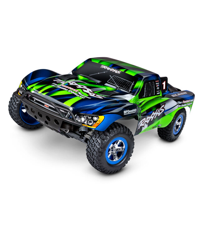 Slash 2WD 1/10 Scale Short Course Racing Truck TQ 2.4GHz w/USB-C - Green