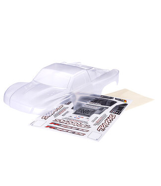 Traxxas Body Slash 4X4 (also fits Slash VXL & Slash 2WD) (clear) / window masks / decal sheet (requires #6967 and #6966 TRX6965