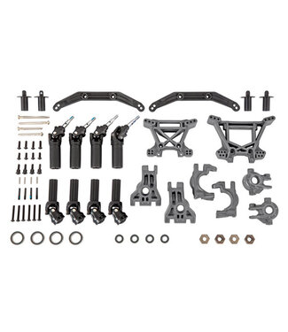 Traxxas Traxxas Extreme Heavy Duty Kit compleet (gray) outer driveline & suspension upgrade kit TRX9080-GRAY