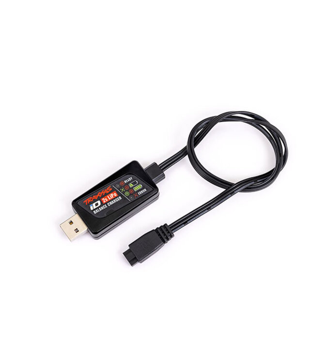 Charger iD Balance USB (2-cell 7.4 volt LiPo with iD connector only) TRX9767