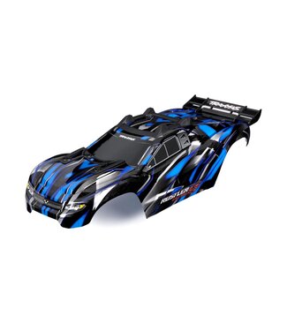 Traxxas Body Rustler 4X4 Ultimate blue (painted with decals applied) (assembled with clipless mounting) TRX6749-BLUE