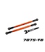 Traxxas Toe links front (TUBES orange-anodized) 7075-T6 aluminum) (2) (for use with #7895 WidexMaxx suspension kit) TRX7897-ORNG