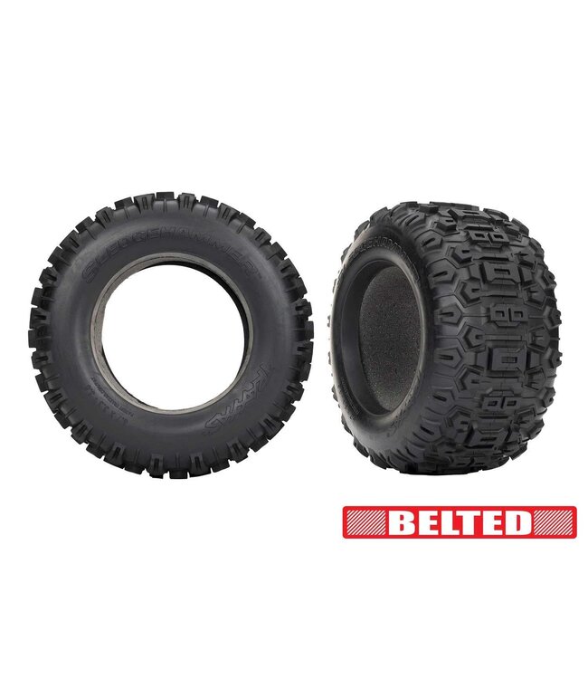 Tires Sledgehammer (BELTED) (2) with foam inserts (2) TRX9571