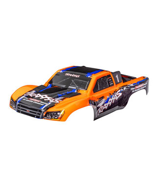 Traxxas Body Slash 4X4 (also fits 2WD) Orange (painted decals applied) (assembled with front & rear latches for clipless mounting) TRX5850-ORNG