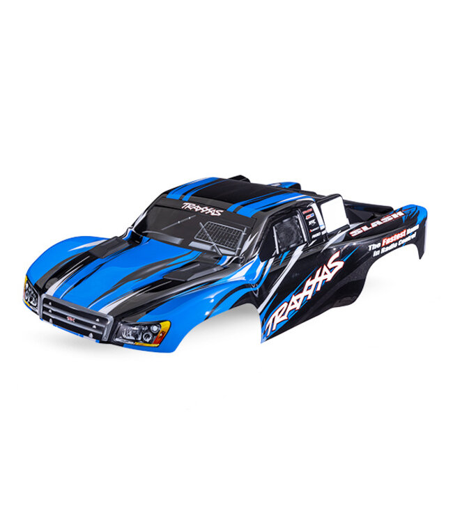 Body Slash 4X4 (also fits 2WD) blue (painted decals applied) TRX5855-BLUE