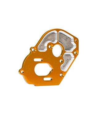 Traxxas Plate motor machined 6061-T6 aluminum (orange-anodized) (4mm thick) with 3x10mm CS with split and flat washer TRX9490-ORNG
