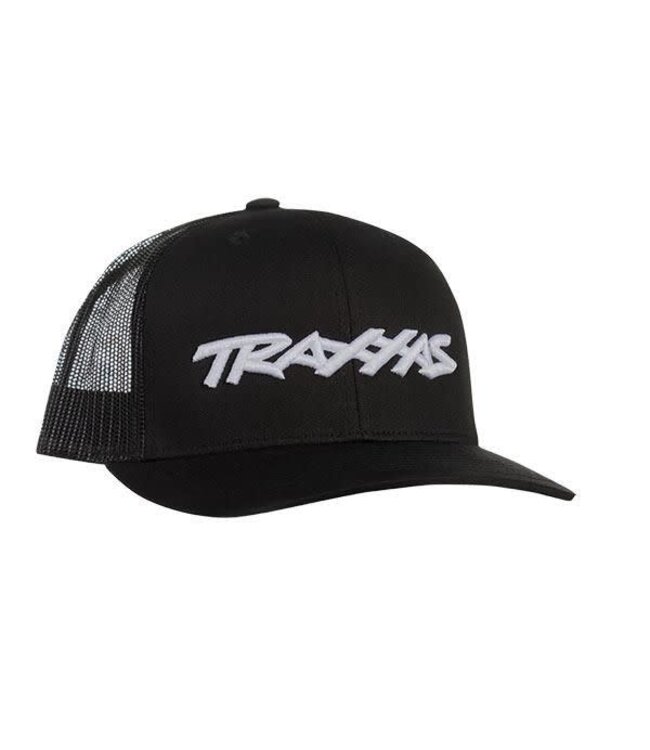 Trucker Hat Curved Bill Black TRX1182-BLK