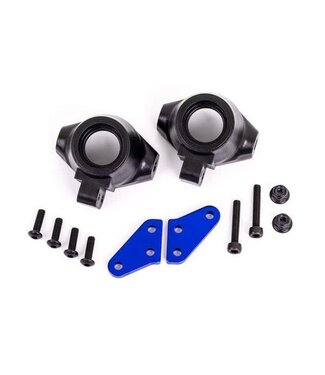 Traxxas Steering block arms (aluminum blue-anodized) (2) with steering blocks left or right TRX9637X