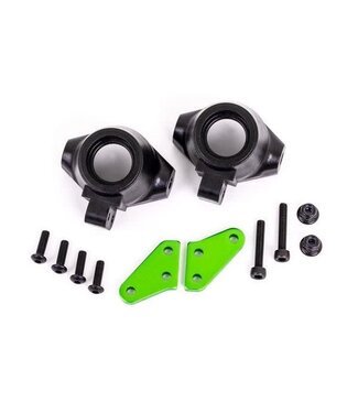 Traxxas Steering block arms (aluminum green-anodized) (2) with steering blocks left or right TRX9637G
