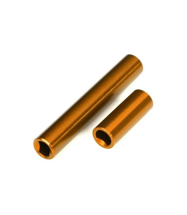 Driveshafts center female 6061-T6 aluminum (orange-anodized) (front & rear) (for use with #9751 center driveshafts) (fits 1/18 TRX-4M vehicles with 161mm wheelbase) TRX9852-ORNG