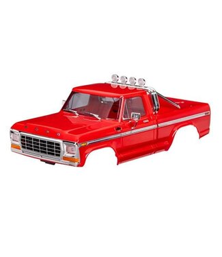 Traxxas Body Ford F-150 truck (1979) red completeTRX9812-RED