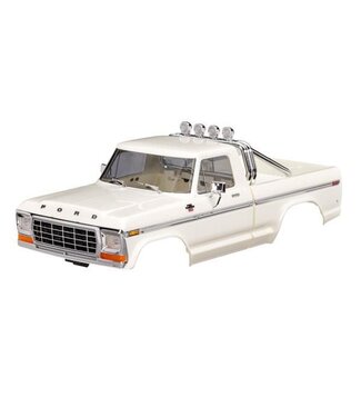 Traxxas Body Ford F-150 truck (1979) white complete TRX9812-WHT