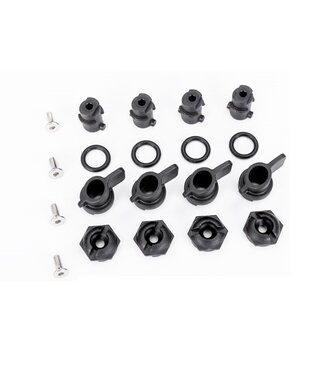 Traxxas Nuts for hatch mounting (4) wing nuts (4) shafts with o-rings (4) and hardware TRX10318