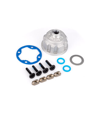 Traxxas Carrier differential (aluminum) with o-ring gaskets (2) and ring gear gasket (4) with hardware TRX10281