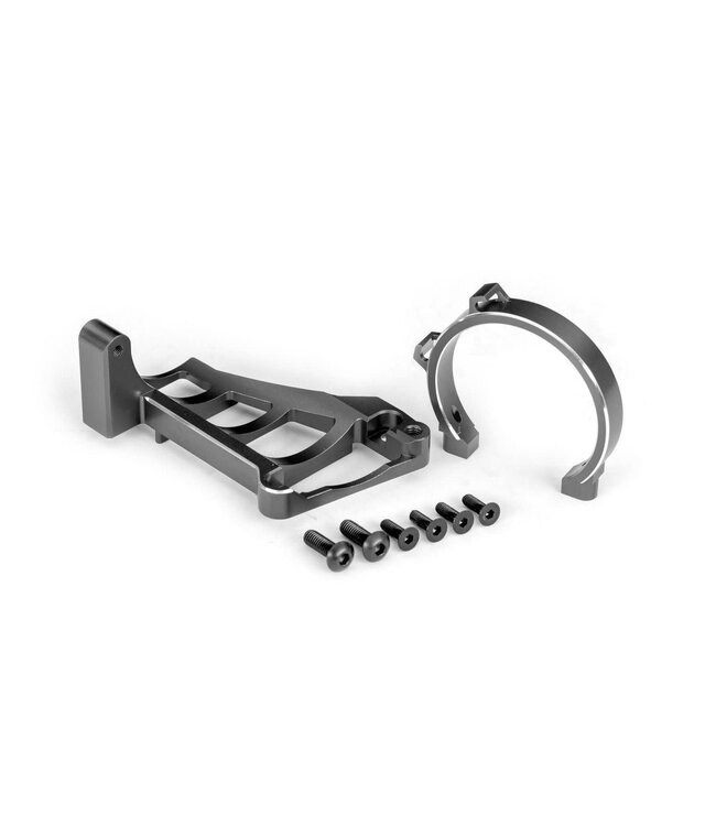 Motor mount (gray-anodized 6061-T6 aluminum) with hardware (for use with #3483 motor) TRX10262-GRAY