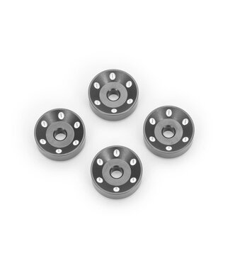 Traxxas Wheel washers machined aluminum gray (4) TRX10257-GRAY