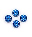 Traxxas Wheel washers machined aluminum blue (4) TRX10257-BLUE