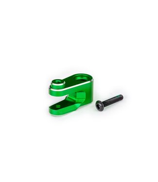 Traxxas Servo horn steering 6061-T6 aluminum (green-anodized) with hardware (1) TRX10247-GRN