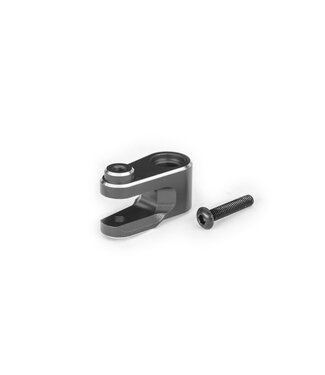 Traxxas Servo horn steering 6061-T6 aluminum (gray-anodized) with hardware (1) TRX10247-GRAY