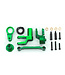 Traxxas Steering bellcranks with draglink (green-anodized 6061-T6 aluminum) and bellcrank bushing (1) TRX10246-GRN