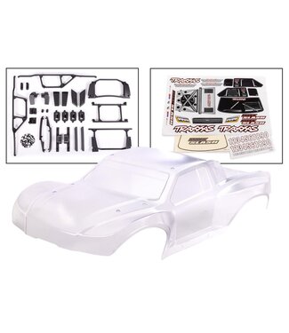 Traxxas Body Maxx Slash (clear requires painting) with window masks and decal sheet (includes body plastics & for clipless mounting) TRX10211